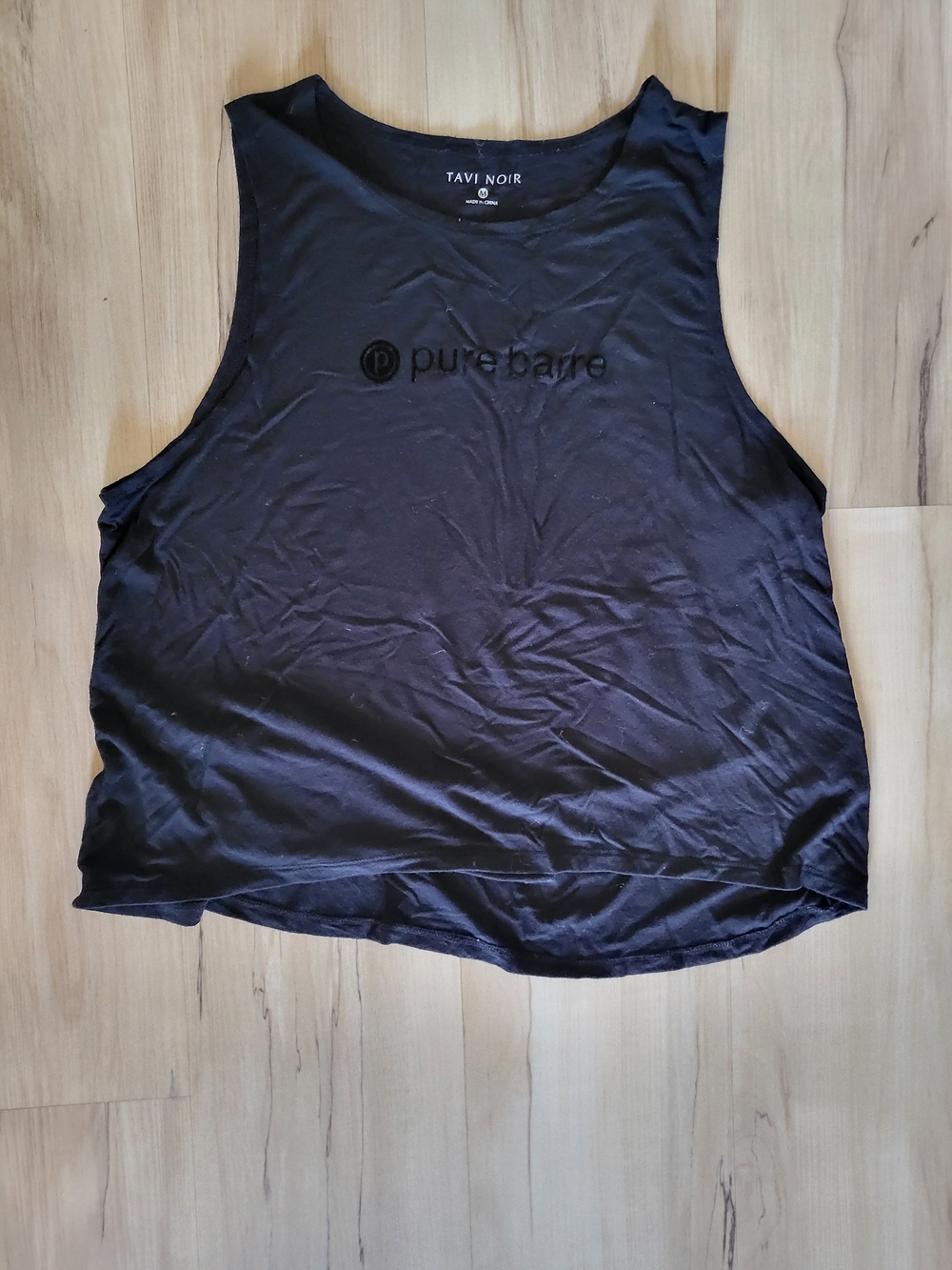 Pure Barre Black Muscle Tank